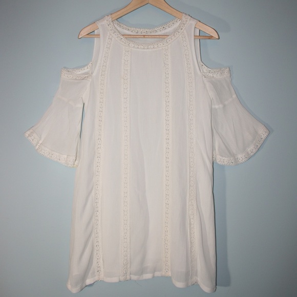 Calypso Babydoll Cold-Shoulder Dress - Picture 2 of 5